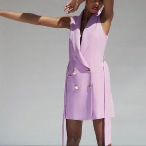 ZARA Lilac Long Vest- Sz: Medium
